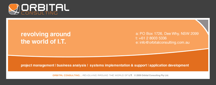 Orbital Consulting - website coming soon